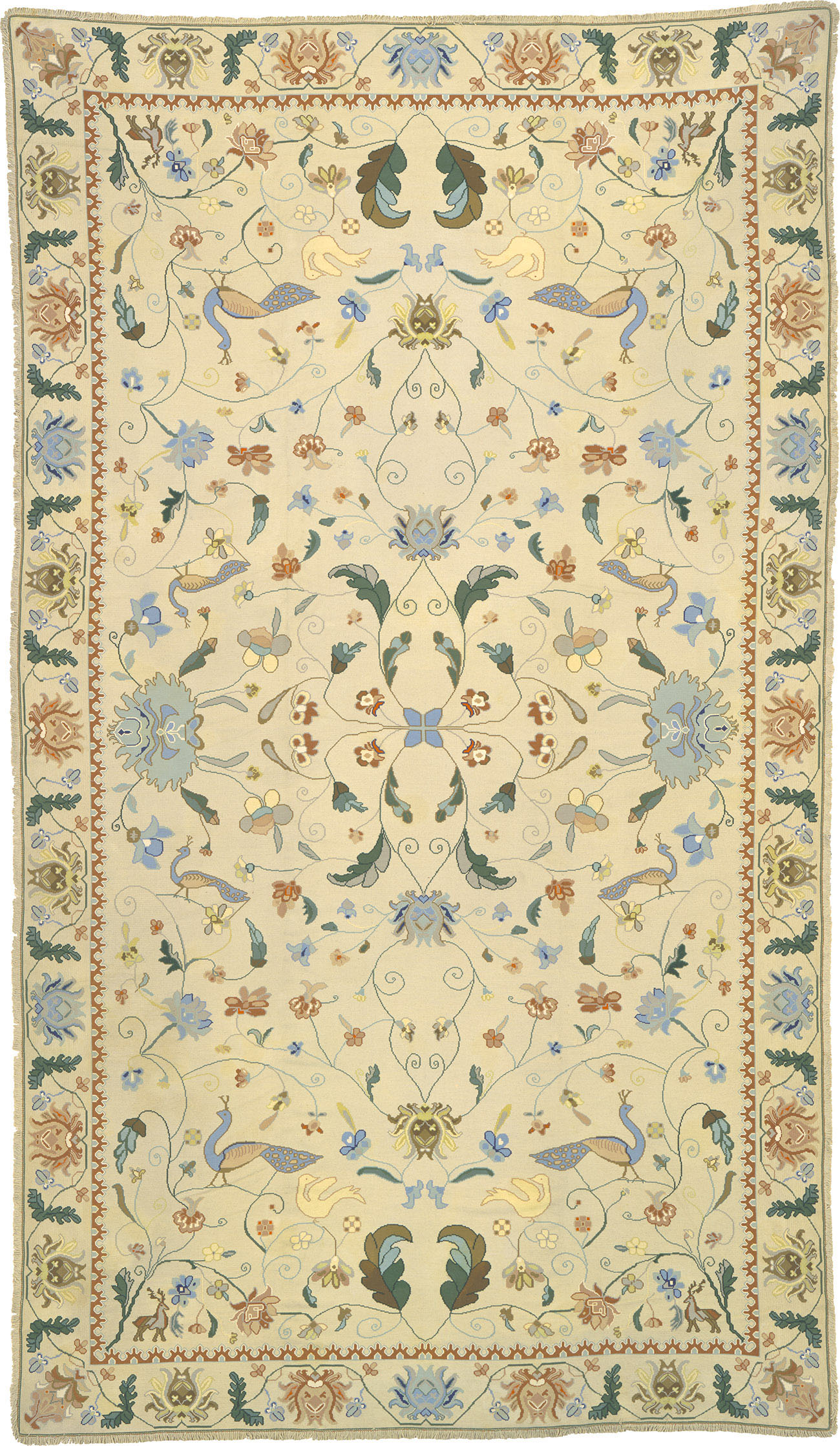 Vintage Arraiolos Rug #2577 | FJ Hakimian Carpet Gallery in New York Vintage Arraiolos Rug #2577 | FJ Hakimian Carpet Gallery in New York
