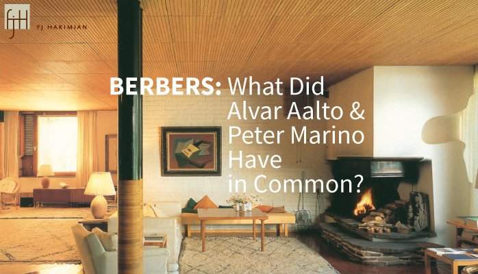 BERBERS: What Did Alvar Aalto and Peter Marino Have In Common?