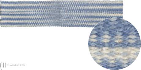 African Wool carpet, South Africa, circa 2018, ref SW-Fine Wool-Blue/White
