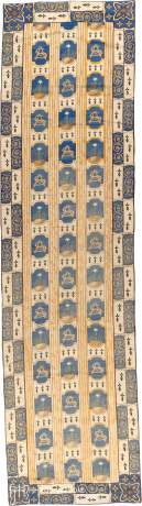 Needlepoint carpet, England, circa 1870, 14'7" x 3'9", ref 02002