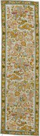 Needlepoint carpet, France, circa 1900, 7'11" x 2'4", ref 02172