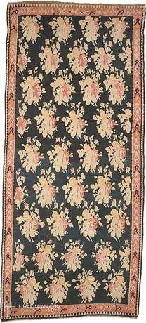 Karabagh Kilim carpet, Caucasus, circa 1900, 15'6" x 6'10", ref 02275