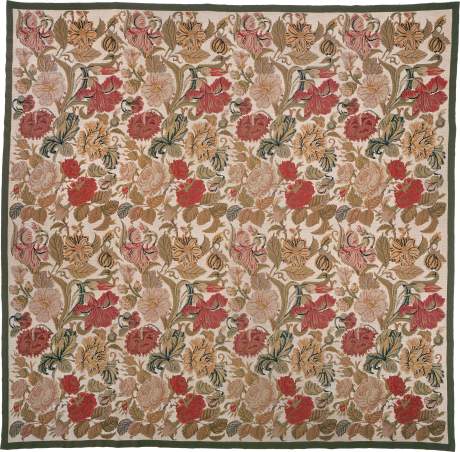 Arraiolos carpet, Portugal, circa 1920, 12'3" x 12'3", ref 02552