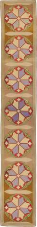 Needlepoint carpet, England, circa 1890, 14'2" x 2'3", ref 02587
