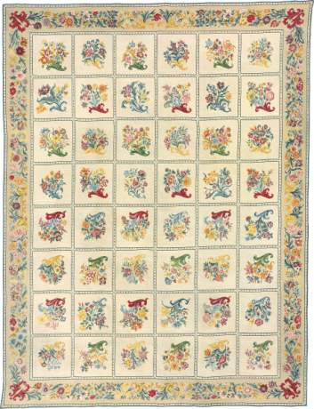 Needlepoint carpet, France, circa 1920, 15'5" x 12'0", ref 02800