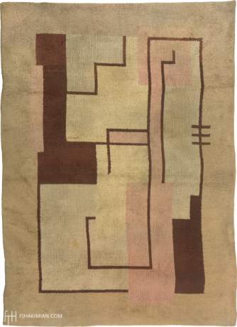 Art Deco Savonnerie carpet, France, circa 1928, 8'11" x 6'5", ref 03163