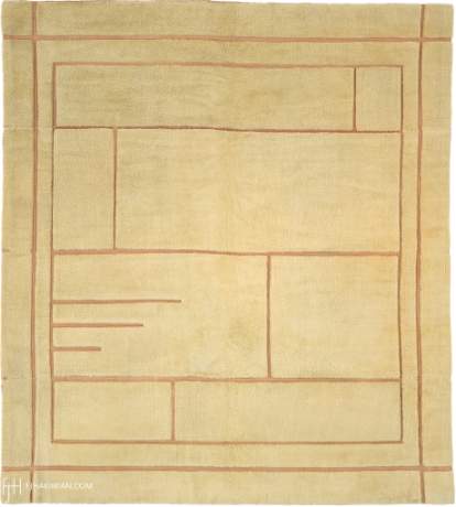 Art Deco Savonnerie carpet, France, circa 1920, 8'11" x 7'9", ref 03261