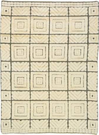 Swedish Reliefflossa, Swedish Pile carpet, Sweden, circa 1950, 8'8" x 6'4", ref 03298