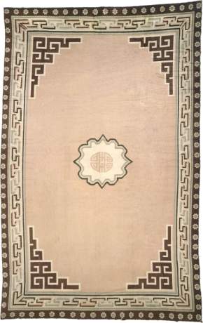 Mongolian carpet, China, circa 1920, 19'6" x 12'4", ref 08010