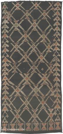 Zaiane, Berber carpet, Morocco, circa 1940, 21'5" x 9'8", ref 15424