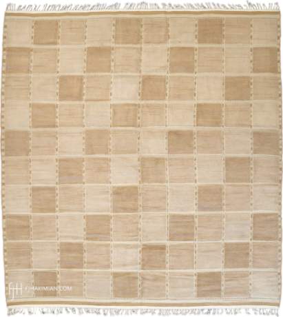 Sandstone carpet, China, circa 2003, 10'1" x 9'8", ref 16264