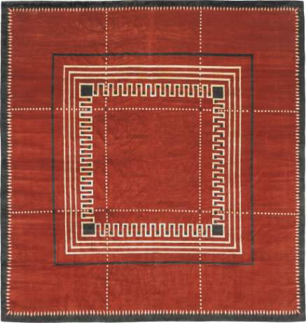 Red Square, Modern carpet, ref Custom