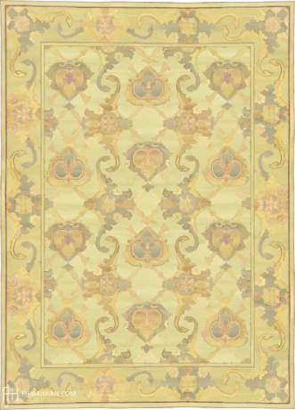 Sea Green carpet, China, circa 2005, 14'0" x 10'0", ref 16749