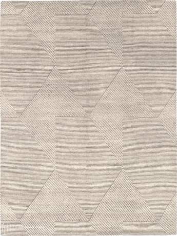 Boggeri, Art Deco carpet, Nepal, circa 2009, 11'10" x 9'0", ref 16993