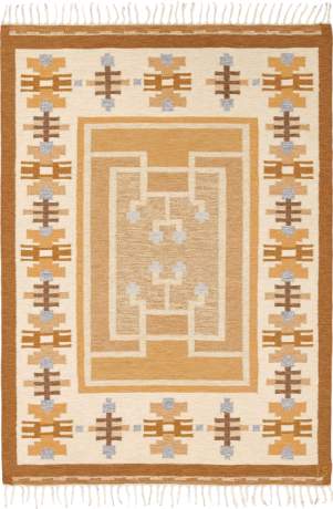Swedish Flat Weave carpet, Sweden, circa 1940, 7'7" x 5'6", ref 22052