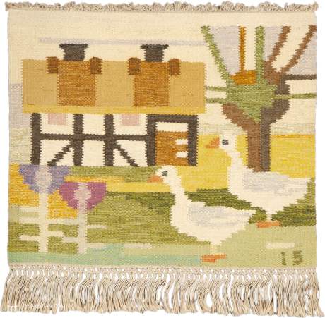 SWEDISH WALL HANGING, Sweden, circa 1970, 2'4" x 1'9", ref 22060