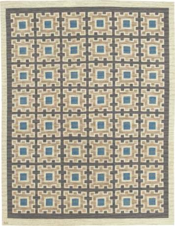 Swedish Flat Weave carpet, Sweden, circa 1950, 11'11" x 9'1", ref 22119