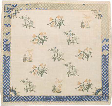 Thracian Kilim carpet, Eastern Europe, circa 1920, 11'8" x 10'9", ref 22164
