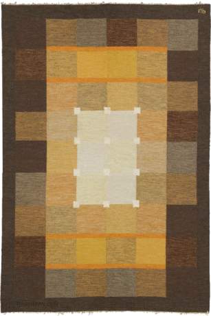 Swedish Flat Weave carpet, Sweden, 1950-60, 7'10" x 5'3", ref 22196