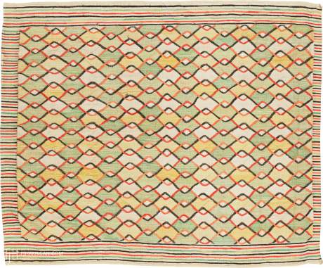 Swedish wall hanging, Sweden, circa 1950, 5'2" x 6'4", ref 22214