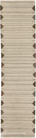 Swedish Flat Weave carpet, Sweden, circa 1920, 13'4" x 3'4", ref 22254