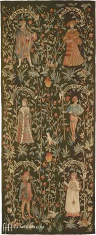 Tapestry, France, circa 1890, 8'10" x 3'8", ref 02243