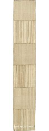 Vintage Kilim Composition carpet, Iran, circa 1940, 13'1" x 2'3", ref 23021
