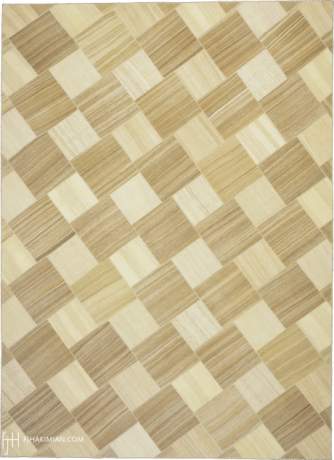 Vintage Kilim Composition carpet, Iran, circa 1940, 17'0" x 12'4", ref 23066