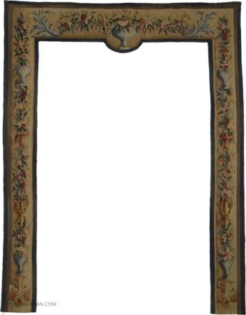 Door Frame Tapestry, France, circa 1920, 7'4" x 5'7", ref 02328