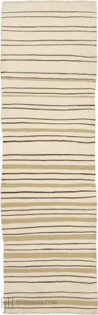 Turkish Kilim carpet, Turkey, circa 1920, 8'1" x 2'5", ref 24007