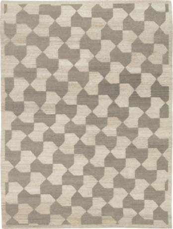 Bow Tie carpet, Nepal, circa 2015, 11'11" x 8'11", ref 26092