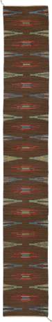 Swedish Flat Weave carpet, Sweden, circa 1975, 18'2" x 2'9", ref 02911