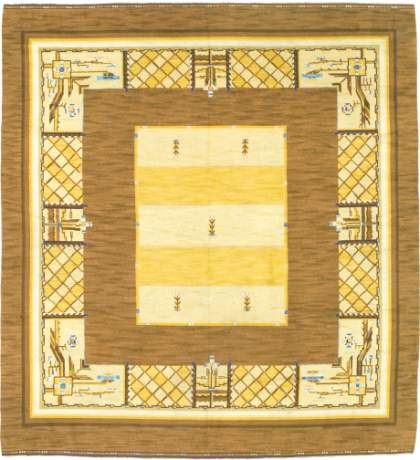 Swedish Pile carpet, Sweden, circa 1920, 12'9" x 11'10", ref 03415