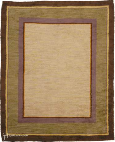 Art Deco Swedish carpet, Sweden, circa 1930, 10'1" x 8'0", ref 03444