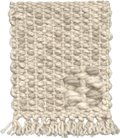 South American Rug, Woven Mat, Chile, circa 2018, ref AN-Cachagua-Natural w/ Light Gray