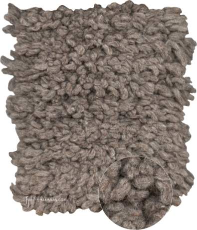 South American Rug, Woven Mat, Chile, circa 2018, ref AN-Pladilla-Gray
