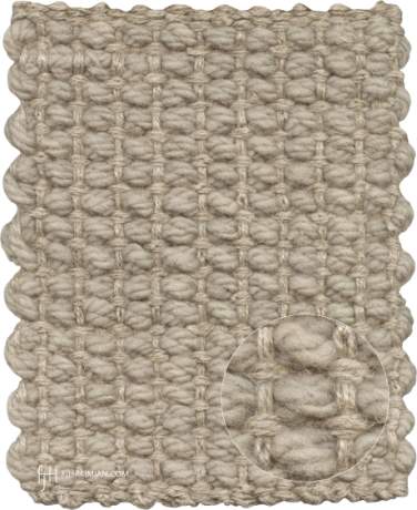 South American Rug, Woven Mat, Chile, circa 2018, ref AN-Zapallar-Light Gray