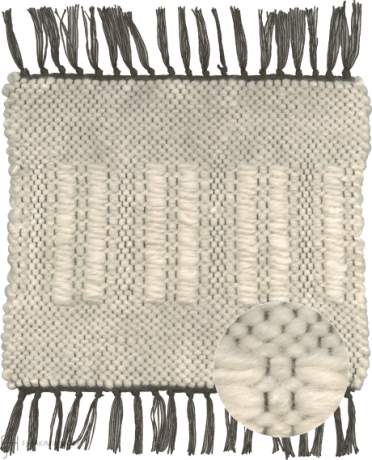 Mohair Carpet, South Africa, ref CS-Rib Flat Mohair