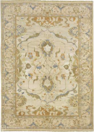 Peach Reflection, Traditional carpet, ref Custom