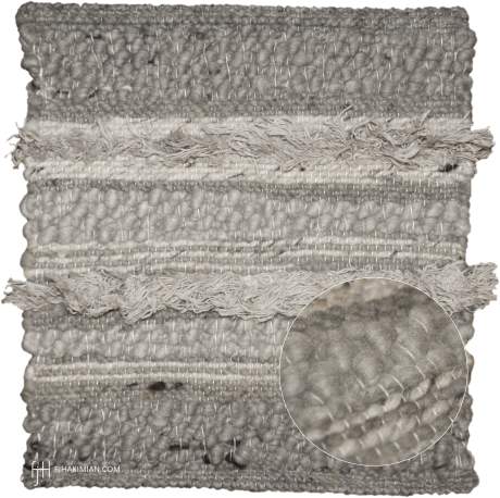 African Wool carpet, South Africa, circa 2017, ref HH-Swakara-Grey 4451