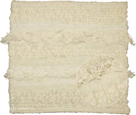 African Wool carpet, South Africa, circa 2017, ref HH- Swakara-Natural White 4407
