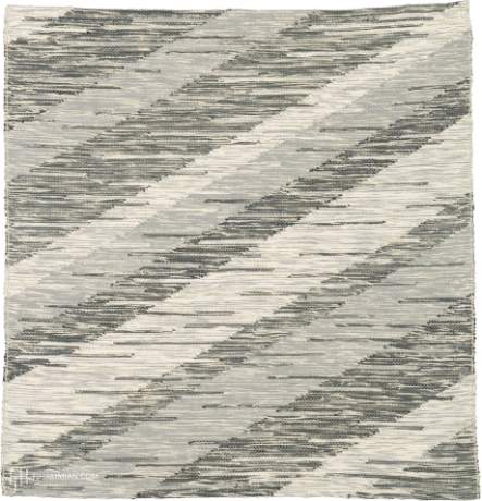 Intreccio Diagonale carpet, Italy, circa 2015, 5'4" x 5'1", ref 37752