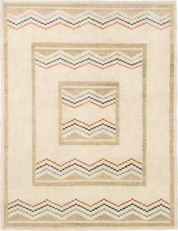KUVA carpet, Nepal, circa 2017, 8'0" x 6'3", ref 26519