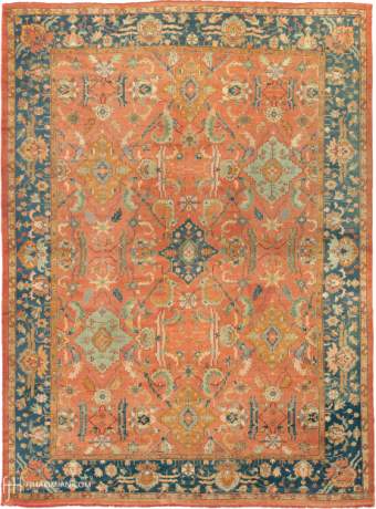 Oushak carpet, Turkey, circa 1900, 18'10" x 14'0", ref 04154