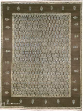 Bakshaish, Bakhshaiesh carpet, China, circa 2001, 12'1" x 8'11", ref 16025