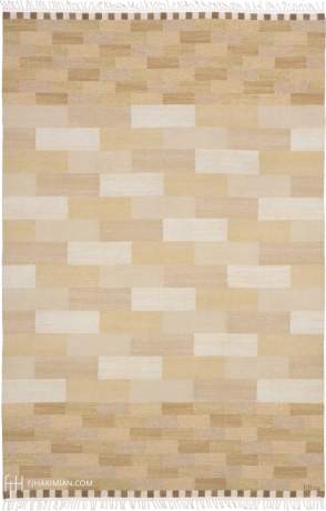 ALLY, Swedish Flatweave carpet, China, circa 2003, 12'2" x 8'0", ref 16205