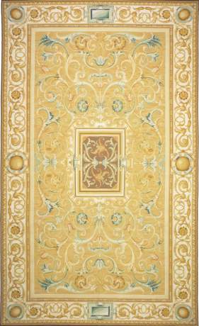 Acanthus, Aubusson carpet, China, circa 2003, 18'2" x 12'1", ref 16257