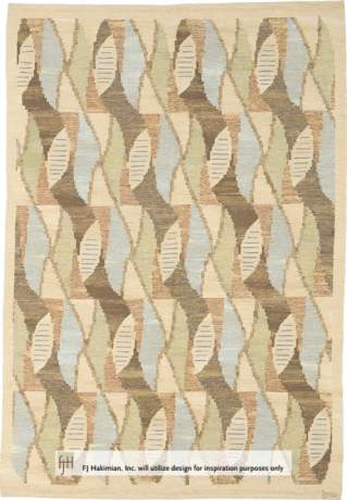 Brita, Swedish Flatweave carpet, China, circa 2004, 9'8" x 6'8", ref 16494