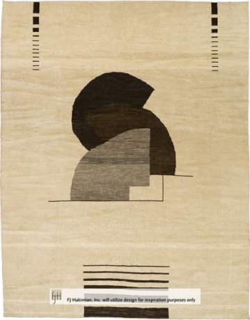 Sunset, Art Deco carpet, Iran, Iran, 10'6" x 7'11", ref 16640