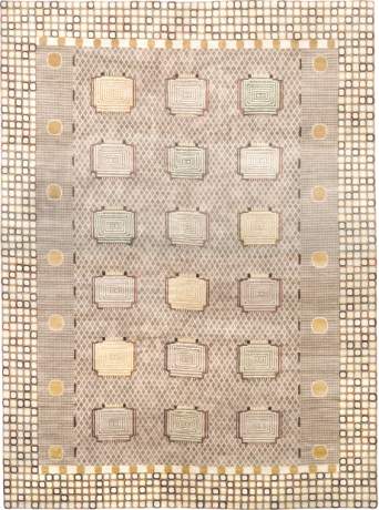 Hexa, Swedish Pile carpet, Nepal, circa 2005, 12'2" x 9'1", ref 16799